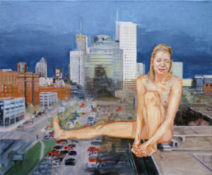 The attack of the fifty feets Woman<br />38 x 46 cm, Huile sur toile 2008 *prix au format : 429 €
<span style="color: #ff0000;"># prix spécial : 210 €</span> 