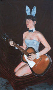 Allegory of a seccular Inspiration<br />2008, 110 x 65 cm, Huile sur toile, Collection Particulière