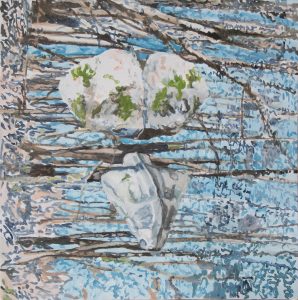 La Fuite<br />2018, 40 x 40 cm, huile sur toile
Collection particulière