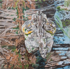Voyage Astral<br />2018, 30 x 30 cm, huile sur toile
Collection de l'Artiste