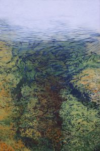 Soignez son cœur comme ses reins !<br />2016, Huile sur toile, 195 x 130 cm. Collection Particulière