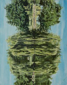 Lapin Crétin, le mythe<br />2019, 92 x 73 cm, huile sur toile