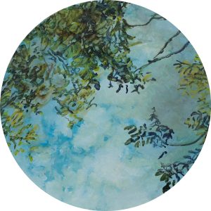 L'éclaircie<br />2024, 40 cm de diamètre, huile sur toile. *prix au format : 308€
<span style="color: #ff0000;"># prix spécial : 150€</span>