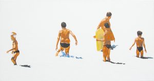 Something less<br />Something less
2000, 190 x 110 cm, laque glycérophtalique sur toile, Collection Particulière