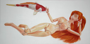 « Allons au pays qui ne connaît ni tremblement de terre, ni incendie, ni orage, ni dernier jour du mois, ni famine, ni maladie »<br />Proverbe Bouddhiste,
2003, 75 x 150 cm, Huile sur toile, Collection Particulière