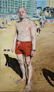 Les bourgeois de gauche sont les idiots utiles de la révolution.<br />Citation Lénine
Huile sur toile, 46 x 27 cm, 2017
Collection privée
