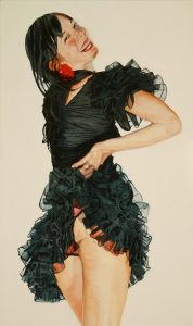 Tu m’as fait tourner la tête<br />2006, 110 x 66 cm,  huile sur toile
Collection particulière