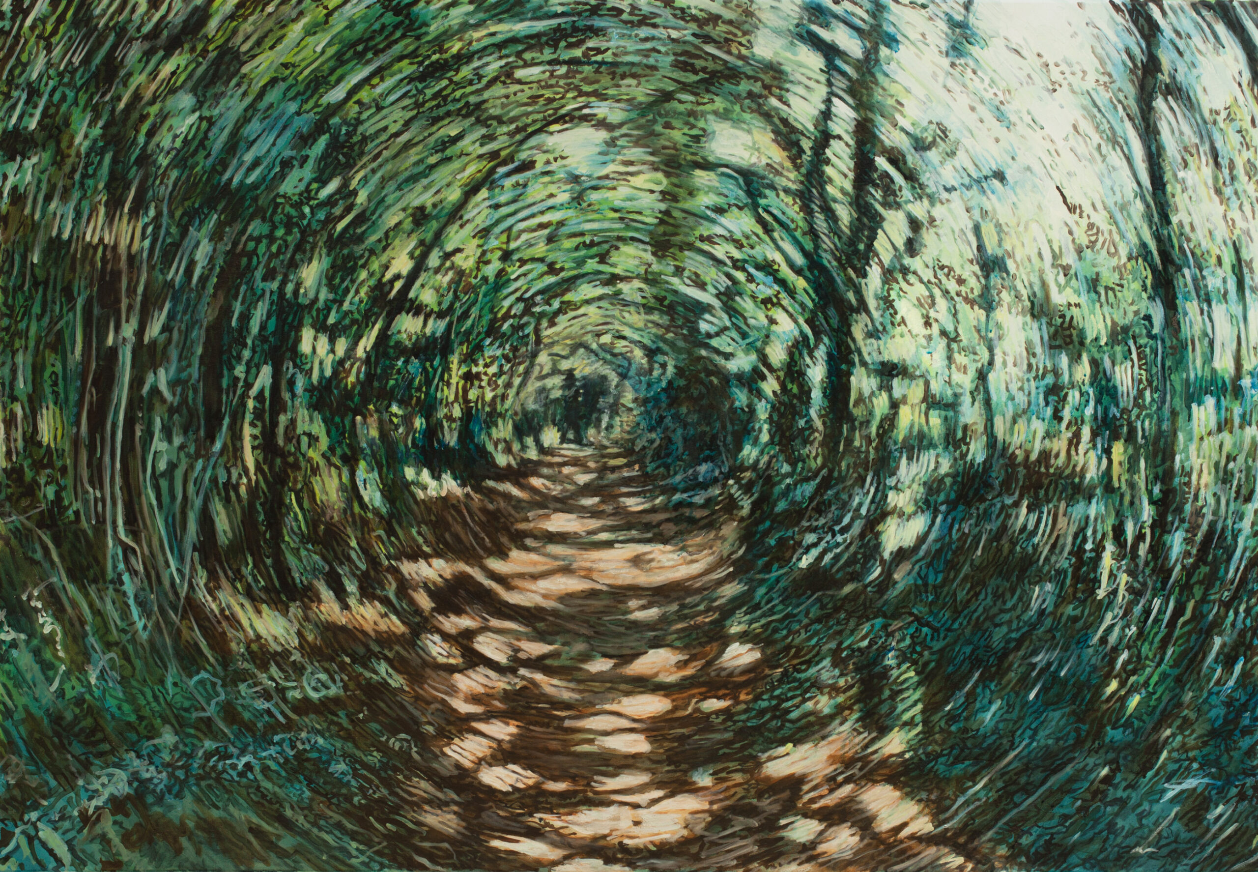 Le Sacre de la vie 
130 x 90 cm, huile sur toile 2025