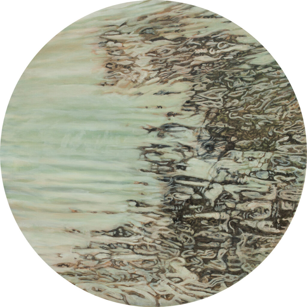 xavier-de-maisonneuve-©-atmospherique-les-arbres-volent-des-Visages-des-figures-70-cm-de-diametre-2025